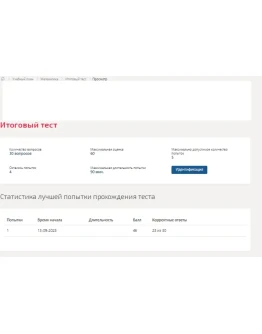 Математика.Итоговый тест Синергия/МТИ 2023г.