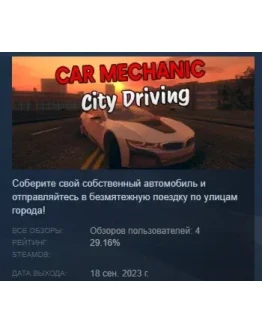 Car Mechanic: City Driving АВТОДОСТАВКА STEAM РОССИЯ