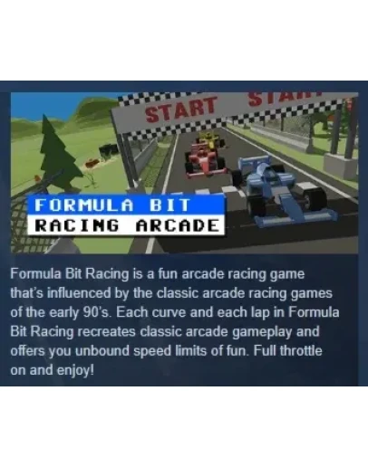 Formula Bit Racing АВТОДОСТАВКА STEAM GIFT РОССИЯ