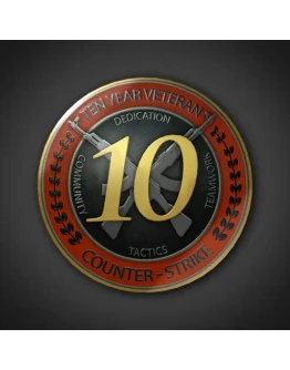 CS:GO МЕДАЛЬ ЗА 5 И 10 ЛЕТ FACEIT STEAMМЕДАЛИ