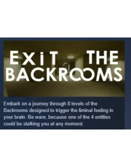 Exit the Backrooms АВТОДОСТАВКА STEAM GIFT РОССИЯ Exit the Backrooms АВТОДОСТАВКА STEAM GIFT РОССИЯ