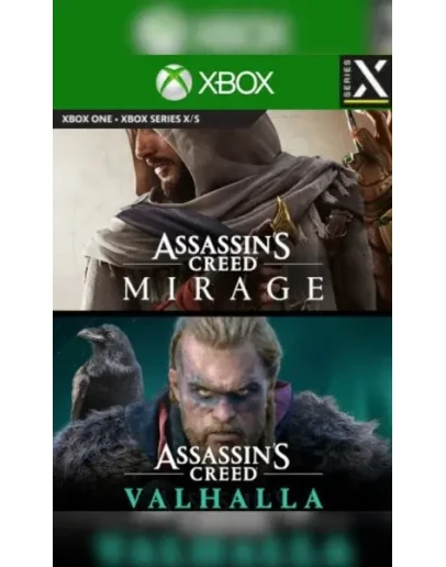 Assassins Creed Mirage + Valhalla XBOX SERIES XS KEY