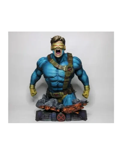 MARVEL CYCLOPS BUST: ПРОВЕРЕН И ГОТОВ К 3D ПЕЧАТИ