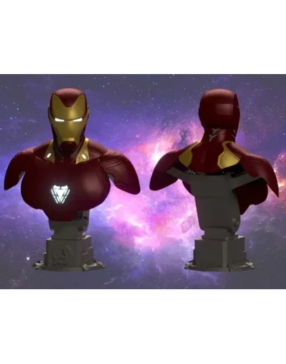 IRON MAN MARK 50 BUST: ПРОВЕРЕН И ГОТОВ К 3D ПЕЧАТИ