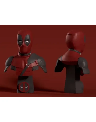 DEADPOOL BUST: ПРОВЕРЕН И ГОТОВ К 3D ПЕЧАТИ