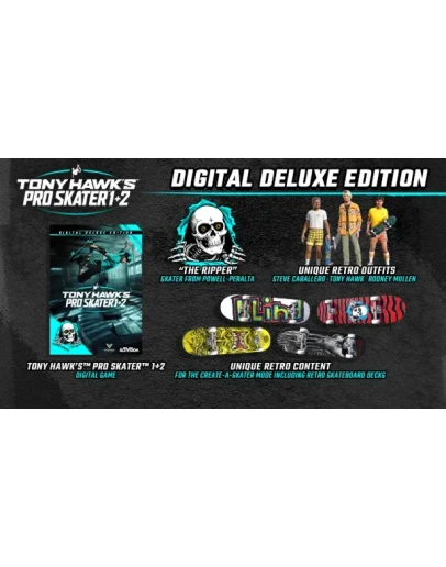 Tony Hawk's Pro Skater 1 + 2 - Deluxe Edition Steam