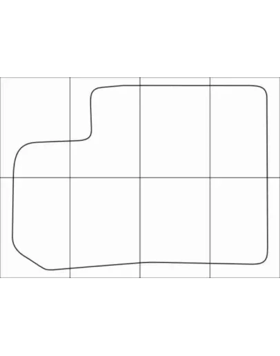 HYUNDAI GRANDEUR 2005-2012 Лекала автоковриков
