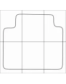 HYUNDAI GRANDEUR 2005-2012 Лекала автоковриков