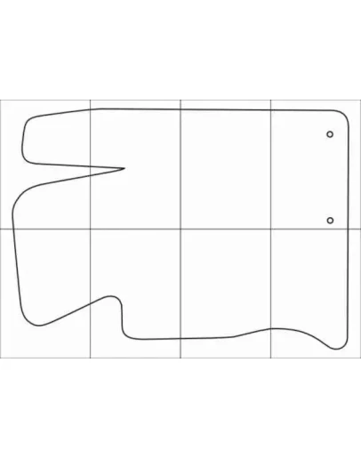 HYUNDAI GRANDEUR 2012-16 Лекала автоковриков