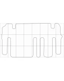 HYUNDAI H1 8-seats 2008-- Лекала автоковриков