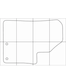 HYUNDAI IX 55 2009-- Лекала автоковриков