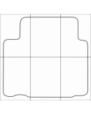 HYUNDAI IX 55 2009-- Лекала автоковриков