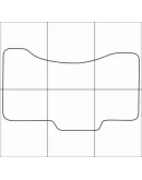 HYUNDAI IX 55 2009-- Лекала автоковриков