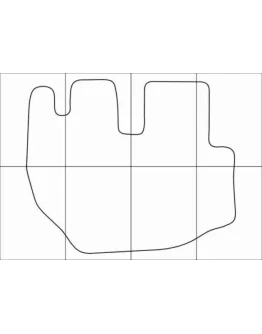 HYUNDAI PORTER 2004-- Лекала автоковриков