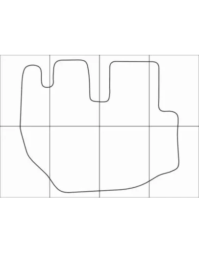 HYUNDAI PORTER 2004-- Лекала автоковриков