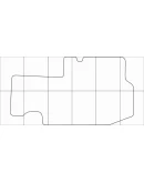 HYUNDAI PORTER 2004-- Лекала автоковриков