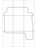 HYUNDAI SANTA FE 2010-2012 Лекала автоковриков