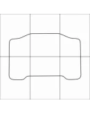 HYUNDAI SANTA FE 2010-2012 Лекала автоковриков