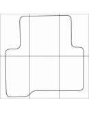 HYUNDAI SANTA FE 2012-18 Лекала автоковриков