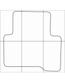 HYUNDAI SANTA FE 2012-18 Лекала автоковриков