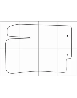 HYUNDAI SOLARIS 2010-- Лекала автоковриков