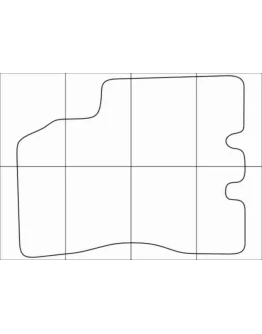 HYUNDAI TUCSON 2004-10 Лекала автоковриков