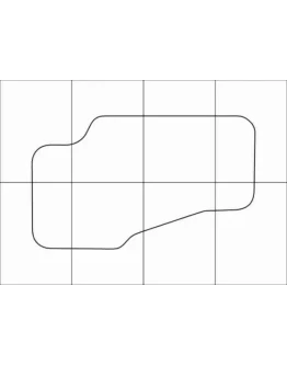 JEEP GRAND CHEROKEE 1999-2004 Лекала автоковриков