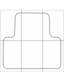 JEEP GRAND CHEROKEE 2011-16 Лекала автоковриков