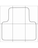 JEEP GRAND CHEROKEE 2011-16 Лекала автоковриков