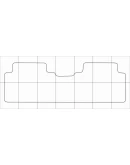 KIA CARENS 2006-- Лекала автоковриков