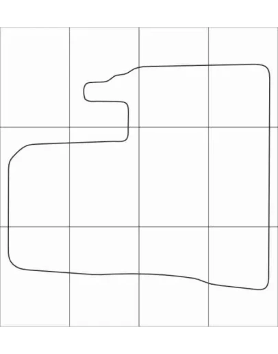 KIA CARNIVAL 2006-- Лекала автоковриков