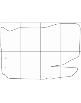 KIA CEED 2010-2012 restyling. Лекала автоковриков