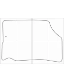 KIA CEED 2010-2012 restyling. Лекала автоковриков