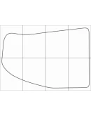 KIA OPIRUS 2005-2011 Лекала автоковриков векторные