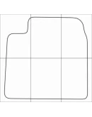 KIA OPIRUS 2005-2011 Лекала автоковриков векторные