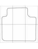 KIA OPTIMA 2010-16 Лекала автоковриков векторные