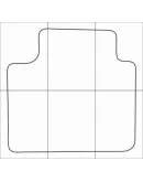 KIA OPTIMA 2010-16 Лекала автоковриков векторные