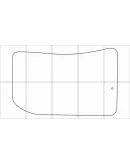 KIA QUORIS 2013-- Лекала автоковриков векторные