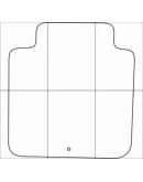 KIA QUORIS 2013-- Лекала автоковриков векторные