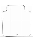 KIA QUORIS 2013-- Лекала автоковриков векторные