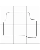 KIA RIO 2 2005-2011 Лекала автоковриков векторные