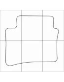 KIA RIO 3 2011- Лекала автоковриков векторные