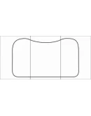 KIA RIO 3 2011- Лекала автоковриков векторные