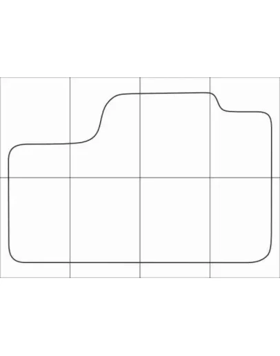 KIA SHUMA 2 2001-2004 Лекала автоковриков векторные KIA SHUMA 2 2001-2004 Лекала автоковриков векторные