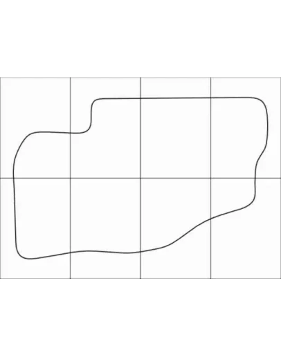 KIA SORENTO 2002-2009 Лекала автоковриков векторные KIA SORENTO 2002-2009 Лекала автоковриков векторные