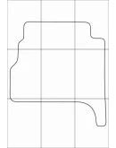 KIA SORENTO 2002-2009 Лекала автоковриков векторные KIA SORENTO 2002-2009 Лекала автоковриков векторные