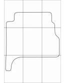 KIA SORENTO 2002-2009 Лекала автоковриков векторные KIA SORENTO 2002-2009 Лекала автоковриков векторные