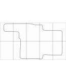 KIA SORENTO 2009-2015 Лекала автоковриков векторные KIA SORENTO 2009-2015 Лекала автоковриков векторные