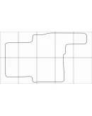 KIA SORENTO 2009-2015 Лекала автоковриков векторные KIA SORENTO 2009-2015 Лекала автоковриков векторные