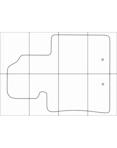 KIA SORENTO 2012-2015 Лекала автоковриков векторные